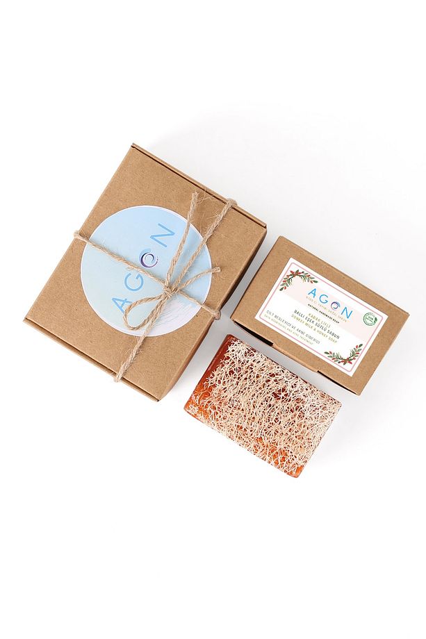 Agon %100 El Yapımı Doğal Kabak Lifli Ballı Eşek Sütü Sabunu 120 Gr - Görsel 3